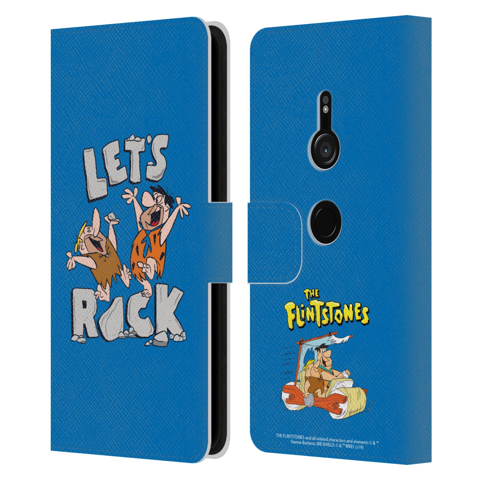 OFFICIAL THE FLINTSTONES GRAPHICS LEATHER BOOK WALLET CASE FOR SONY PHONES 1 - Picture 9 of 11