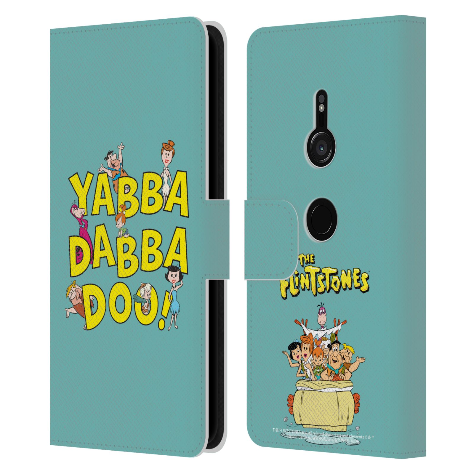 OFFICIAL THE FLINTSTONES GRAPHICS LEATHER BOOK WALLET CASE FOR SONY PHONES 1 - Picture 11 of 11