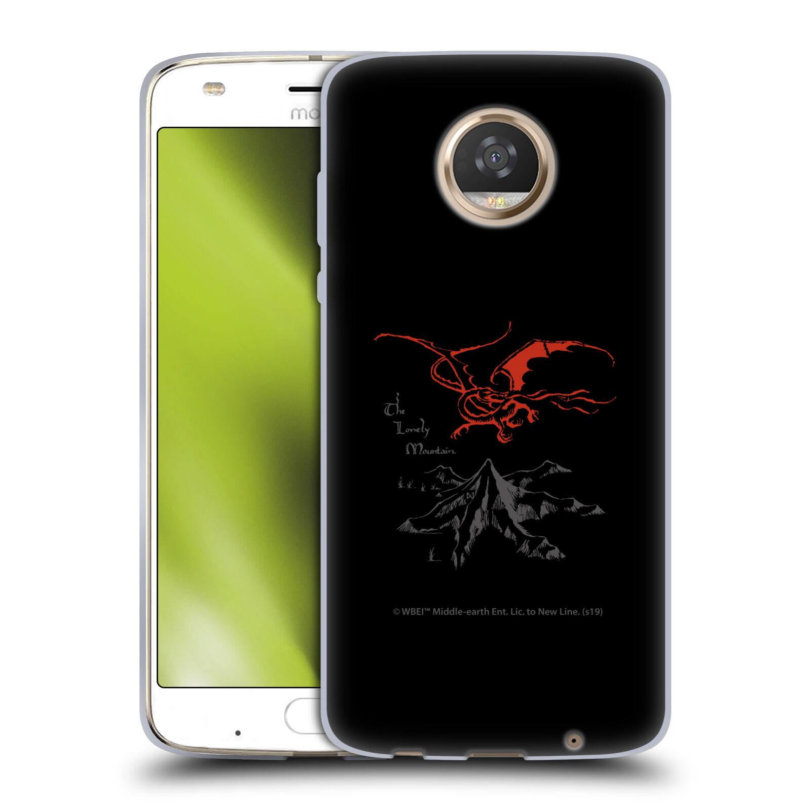 OFFICIAL THE HOBBIT AN UNEXPECTED JOURNEY GRAPHICS GEL CASE FOR MOTOROLA PHONES