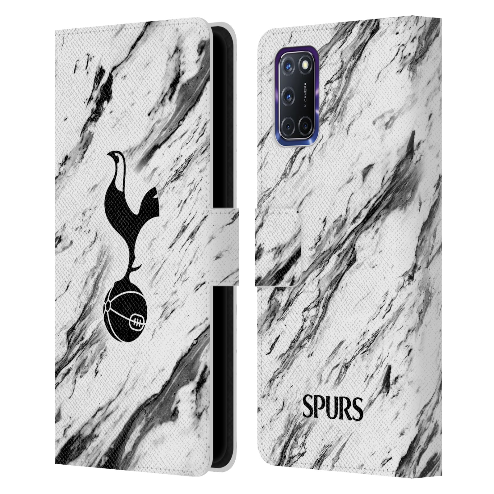 OFFICIAL TOTTENHAM HOTSPUR F.C. BADGE LEATHER BOOK WALLET CASE FOR OPPO PHONES - Picture 9 of 19