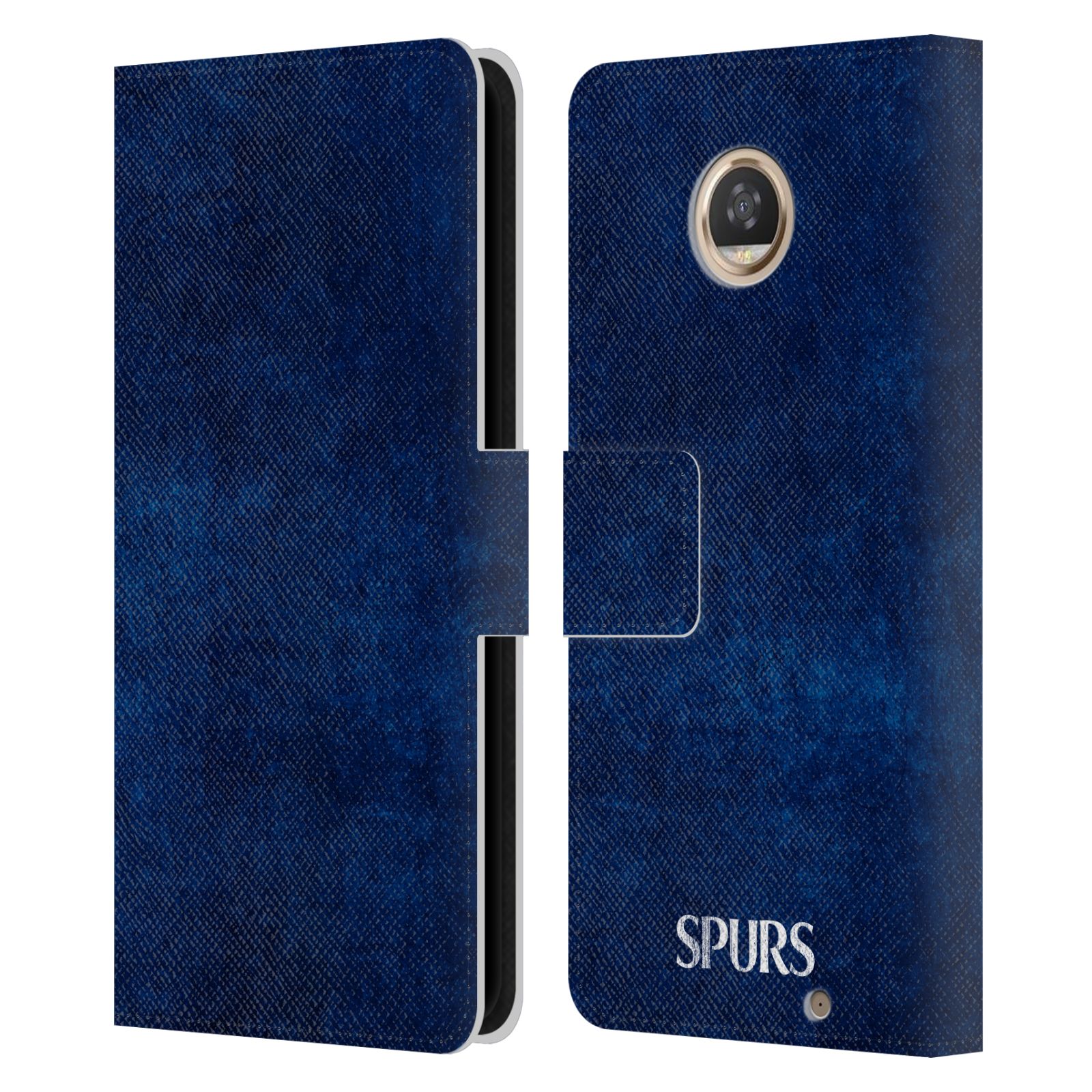 OFFICIAL TOTTENHAM HOTSPUR F.C. BADGE LEATHER BOOK CASE FOR MOTOROLA PHONES - Picture 15 of 22