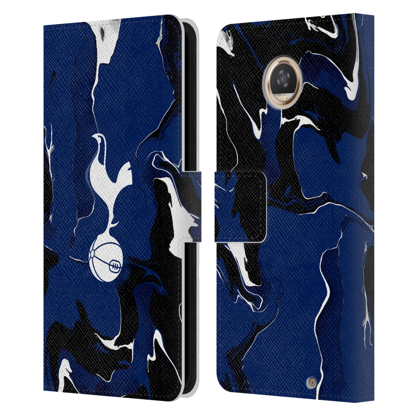 OFFICIAL TOTTENHAM HOTSPUR F.C. BADGE LEATHER BOOK CASE FOR MOTOROLA PHONES - Picture 16 of 22