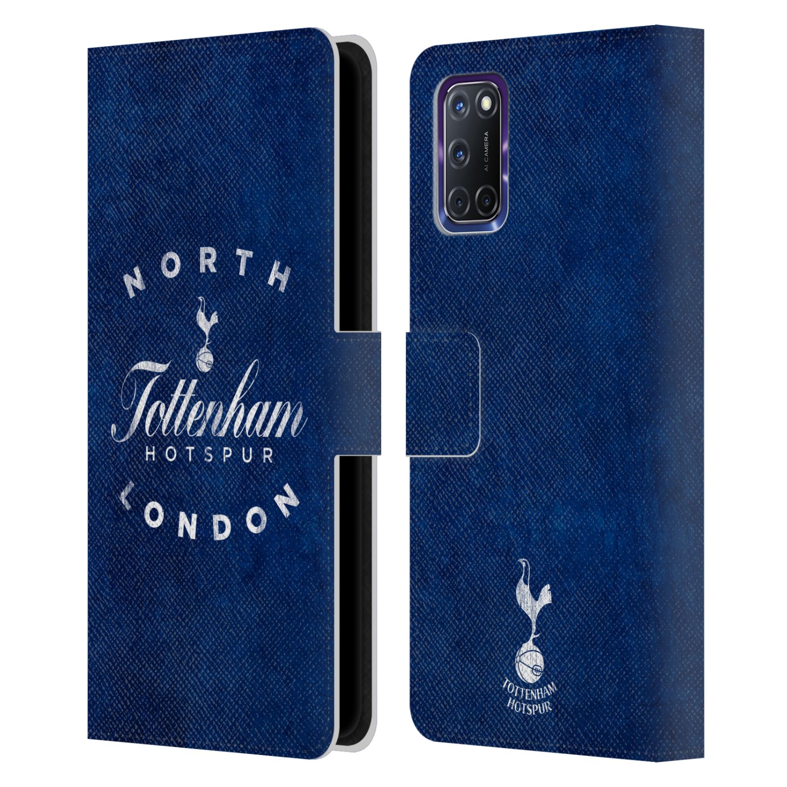OFFICIAL TOTTENHAM HOTSPUR F.C. BADGE LEATHER BOOK WALLET CASE FOR OPPO PHONES - Picture 17 of 19