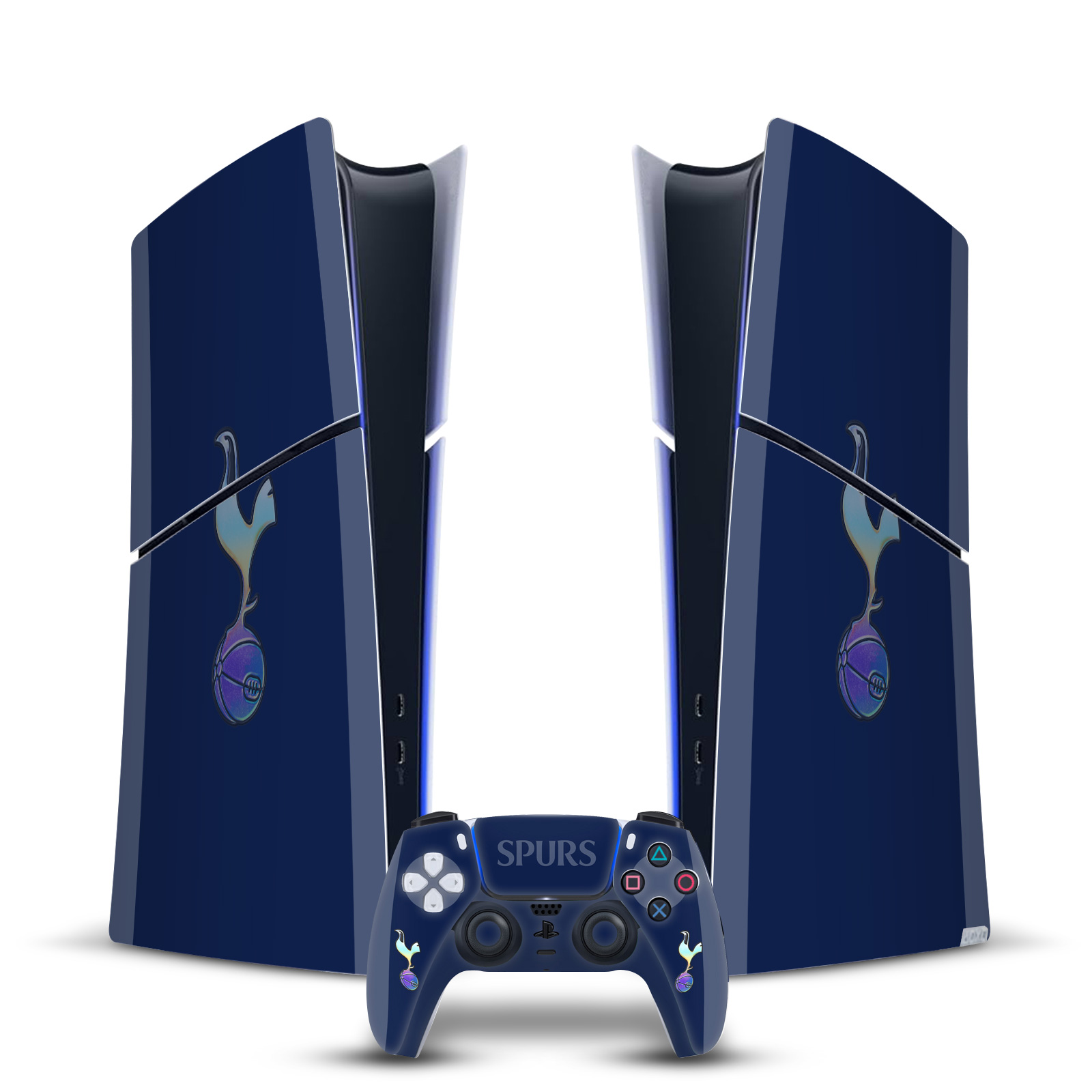 TOTTENHAM HOTSPUR F.C. 2023/24 BADGE VINYL SKIN FOR PS5 SLIM DIGITAL BUNDLE