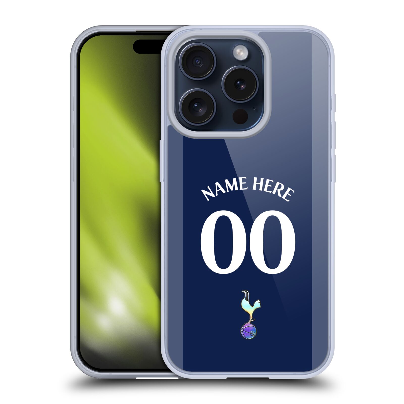CUSTOM TOTTENHAM HOTSPUR F.C. 2023/24 BADGE GEL CASE FOR APPLE iPHONE PHONES - Picture 8 of 9
