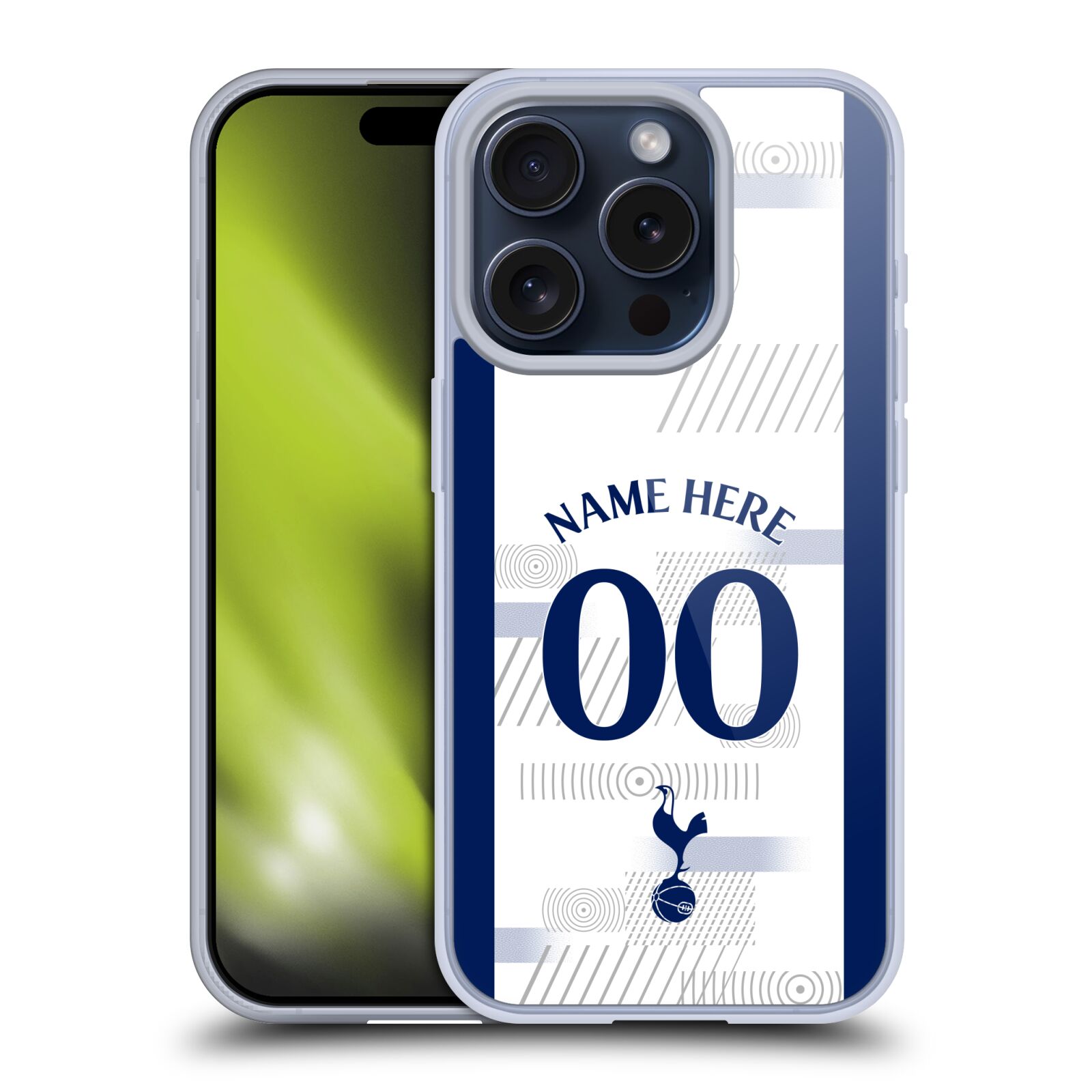 CUSTOM TOTTENHAM HOTSPUR F.C. 2023/24 BADGE GEL CASE FOR APPLE iPHONE PHONES - Picture 9 of 9