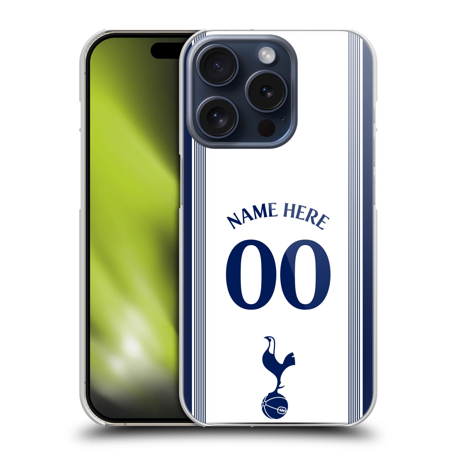 CUSTOM TOTTENHAM HOTSPUR F.C. 2024/25 BADGE KIT CASE FOR APPLE iPHONE PHONES - Picture 9 of 10