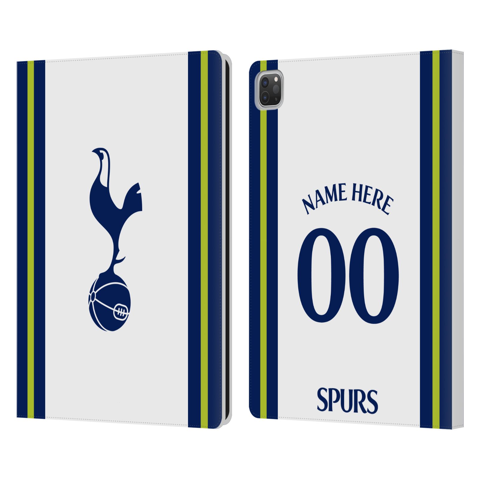 CUSTOM TOTTENHAM HOTSPUR F.C. 2022/23 KIT LEATHER BOOK CASE FOR APPLE iPAD - Picture 7 of 7