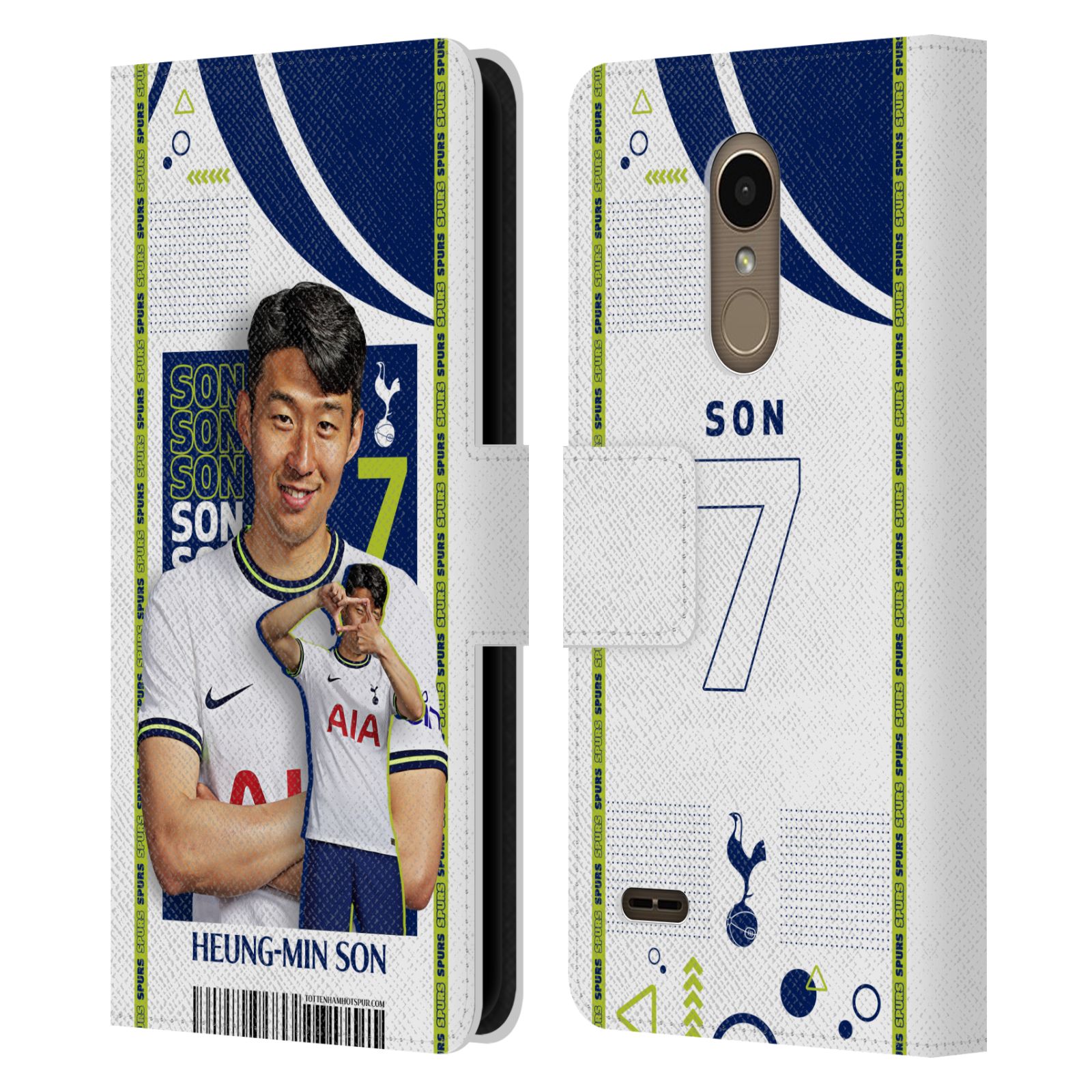TOTTENHAM HOTSPUR F.C. 2022/23 FIRST TEAM LEATHER BOOK CASE FOR LG PHONES 1 - Picture 7 of 7