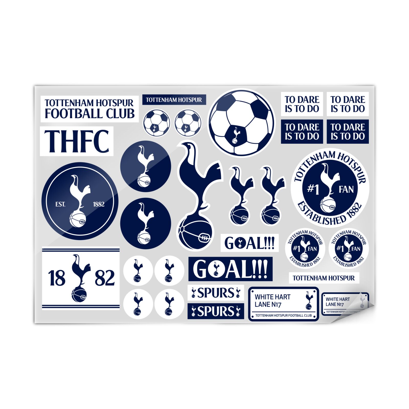 TOTTENHAM HOTSPUR F.C. GRAPHICS STICKERS & SKIN DECALS LAPTOP SMARTPHONE GAMING - Picture 7 of 7
