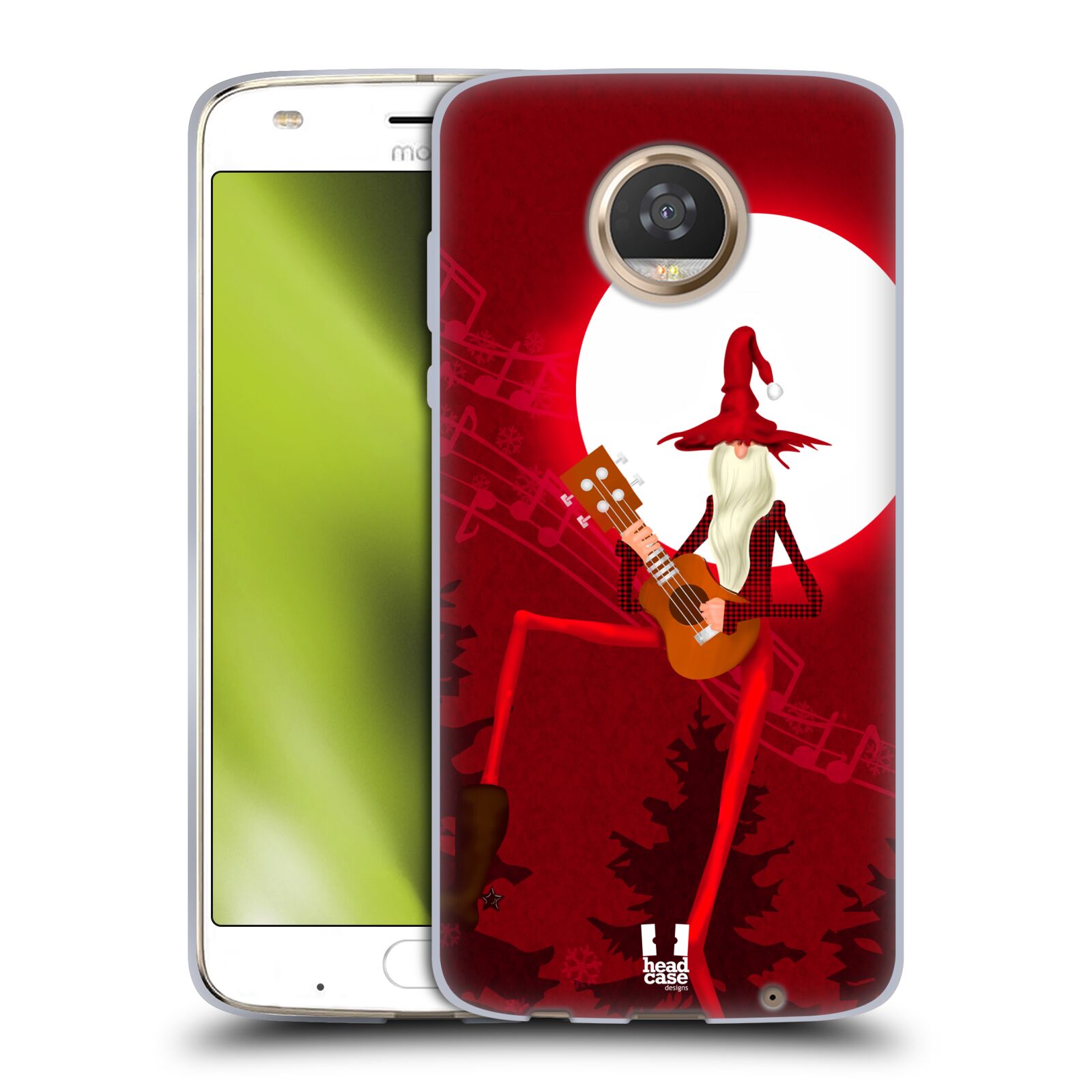 FUNDA DELGADA HEAD CASE DESIGNS SANTA GEL SUAVE PARA TELÉFONOS MOTOROLA 2 - Imagen 9 de 12