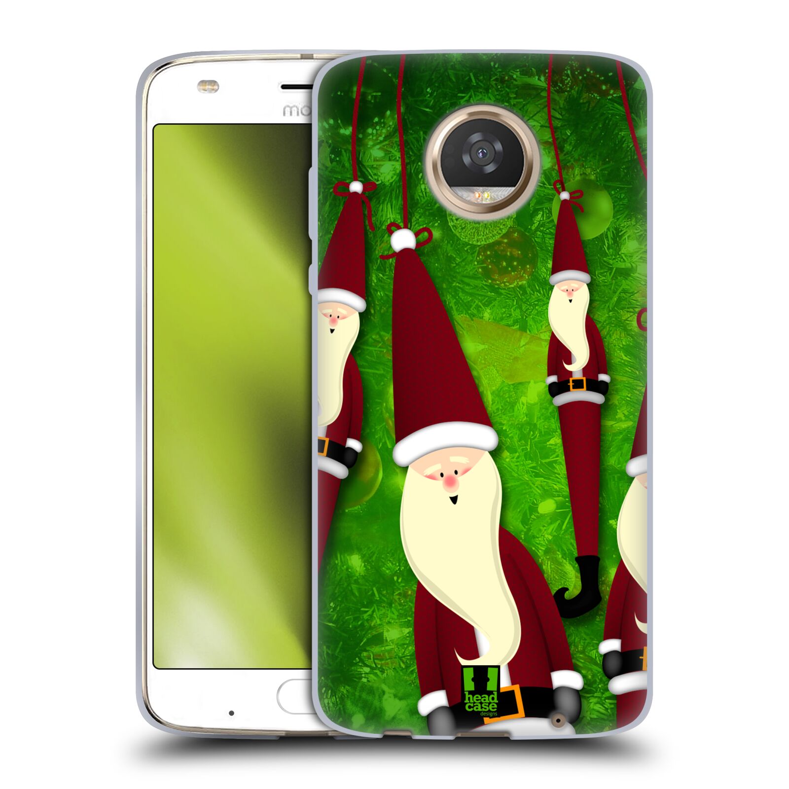 FUNDA DELGADA HEAD CASE DESIGNS SANTA GEL SUAVE PARA TELÉFONOS MOTOROLA 2 - Imagen 10 de 12
