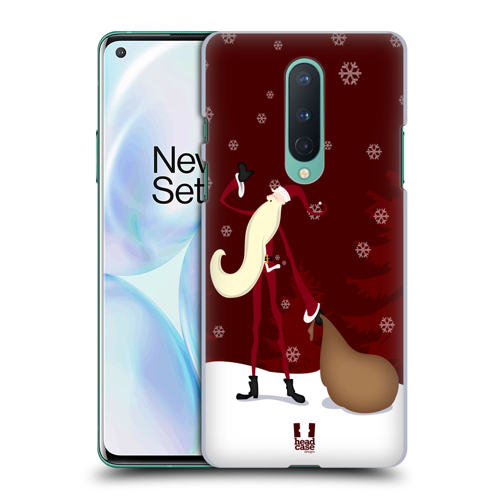 HEAD CASE DESIGNS THIN SANTA HARD BACK CASE FOR ONEPLUS ASUS AMAZON - Picture 11 of 12