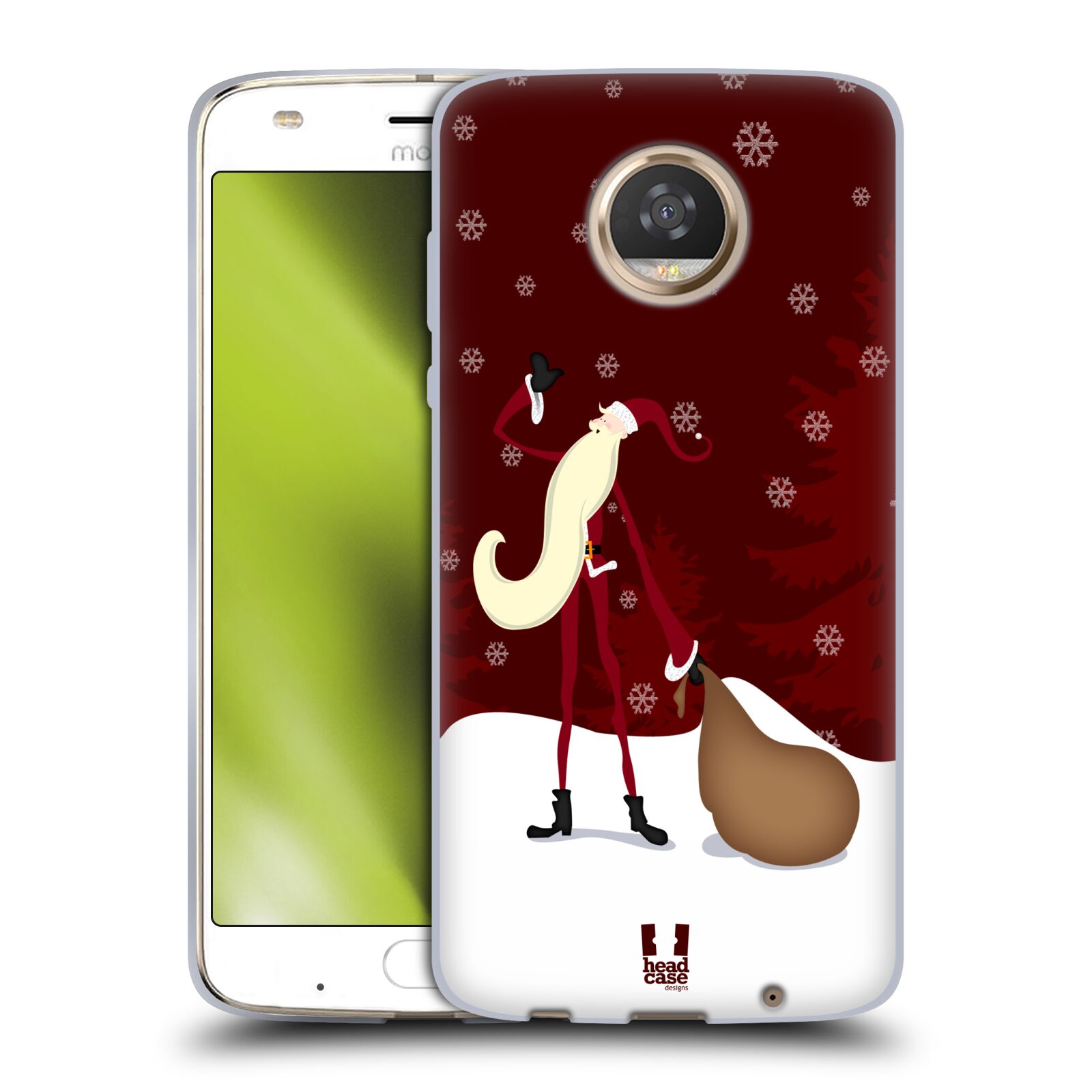 FUNDA DELGADA HEAD CASE DESIGNS SANTA GEL SUAVE PARA TELÉFONOS MOTOROLA 2 - Imagen 11 de 12