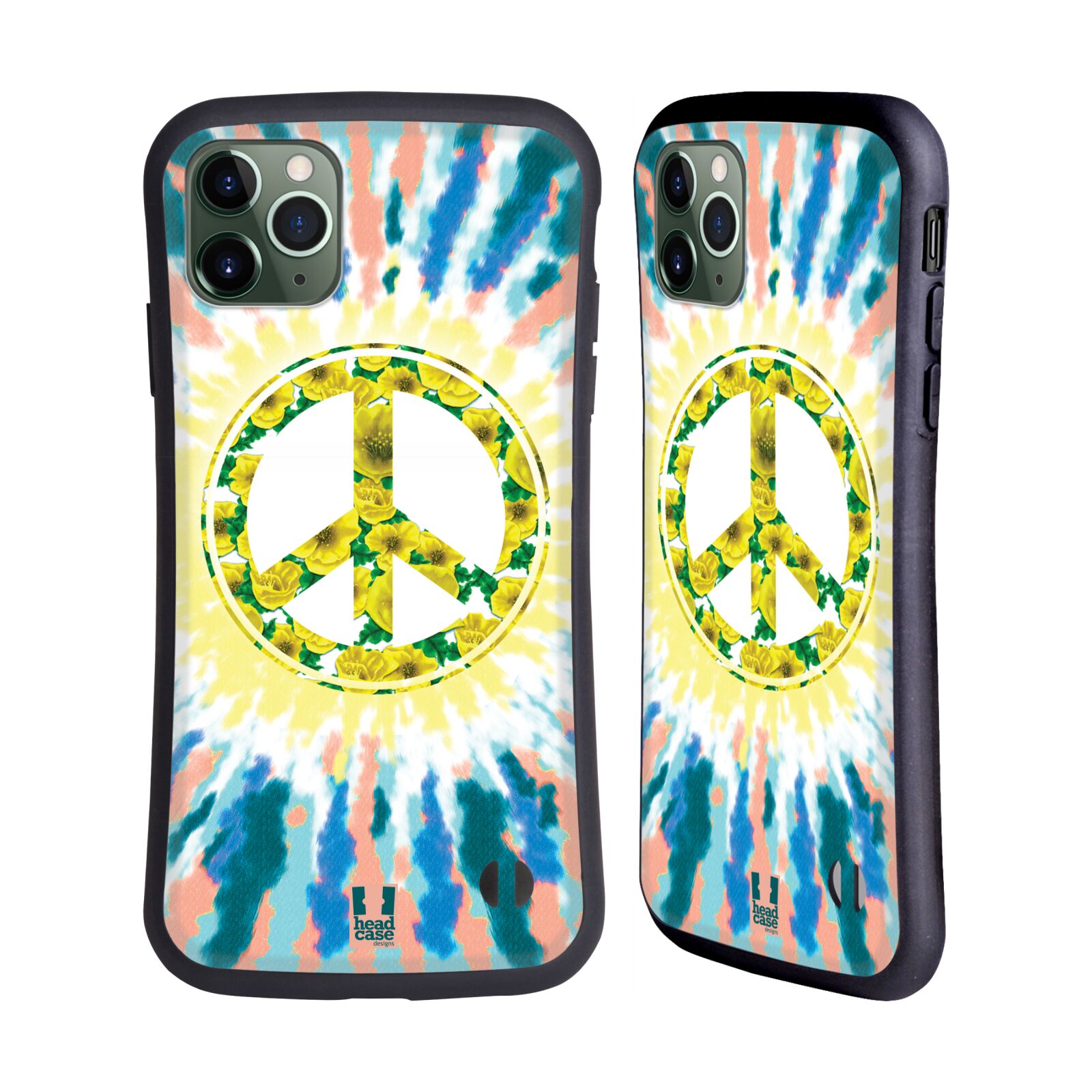 HEAD CASE TIE DYE MIX HYBRID CASE FOR APPLE iPHONES PHONES - Picture 9 of 15