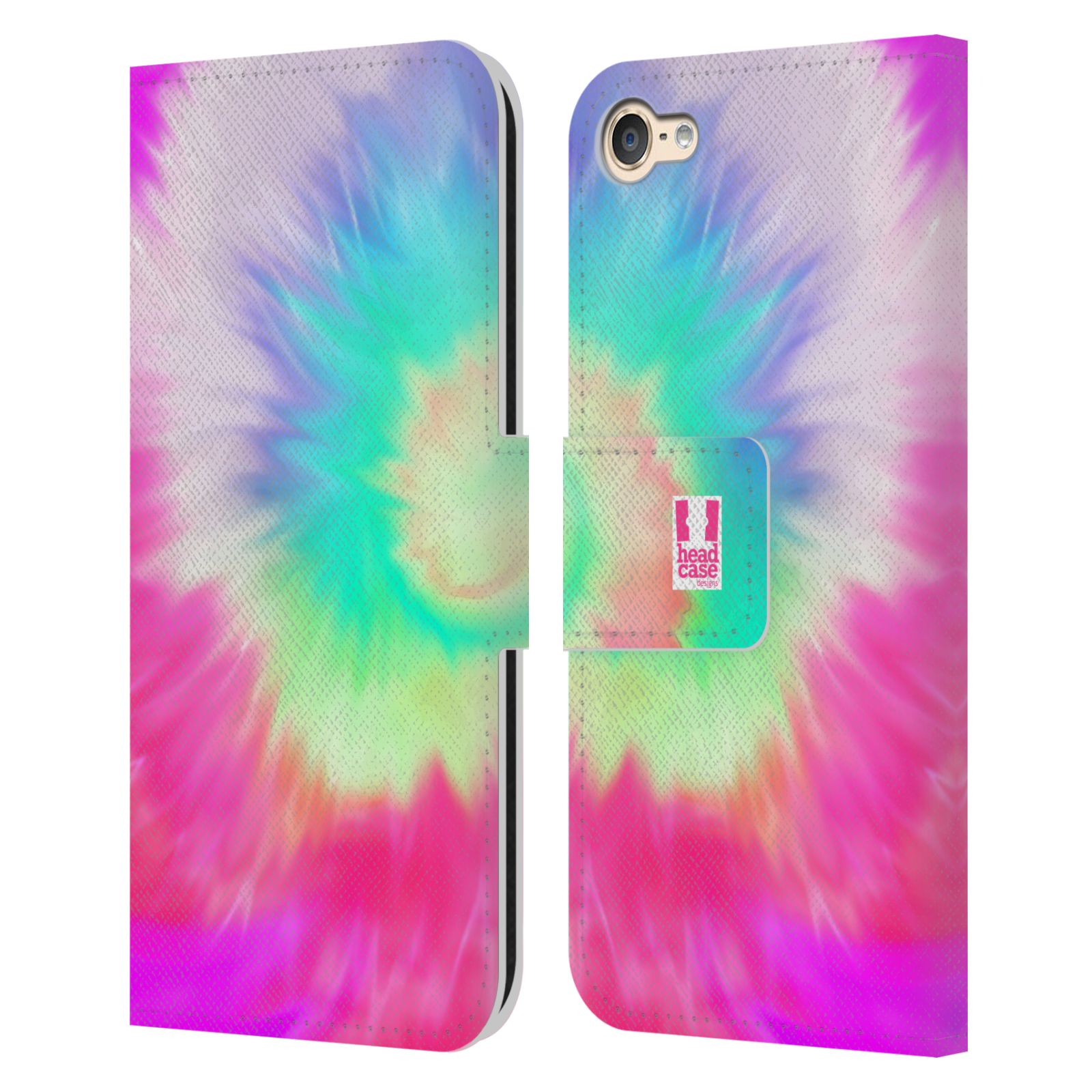 HEAD CASE DESIGNS TIE DYED S2 LEATHER BOOK WALLET CASE FOR APPLE iPOD TOUCH MP3 - Picture 9 of 11