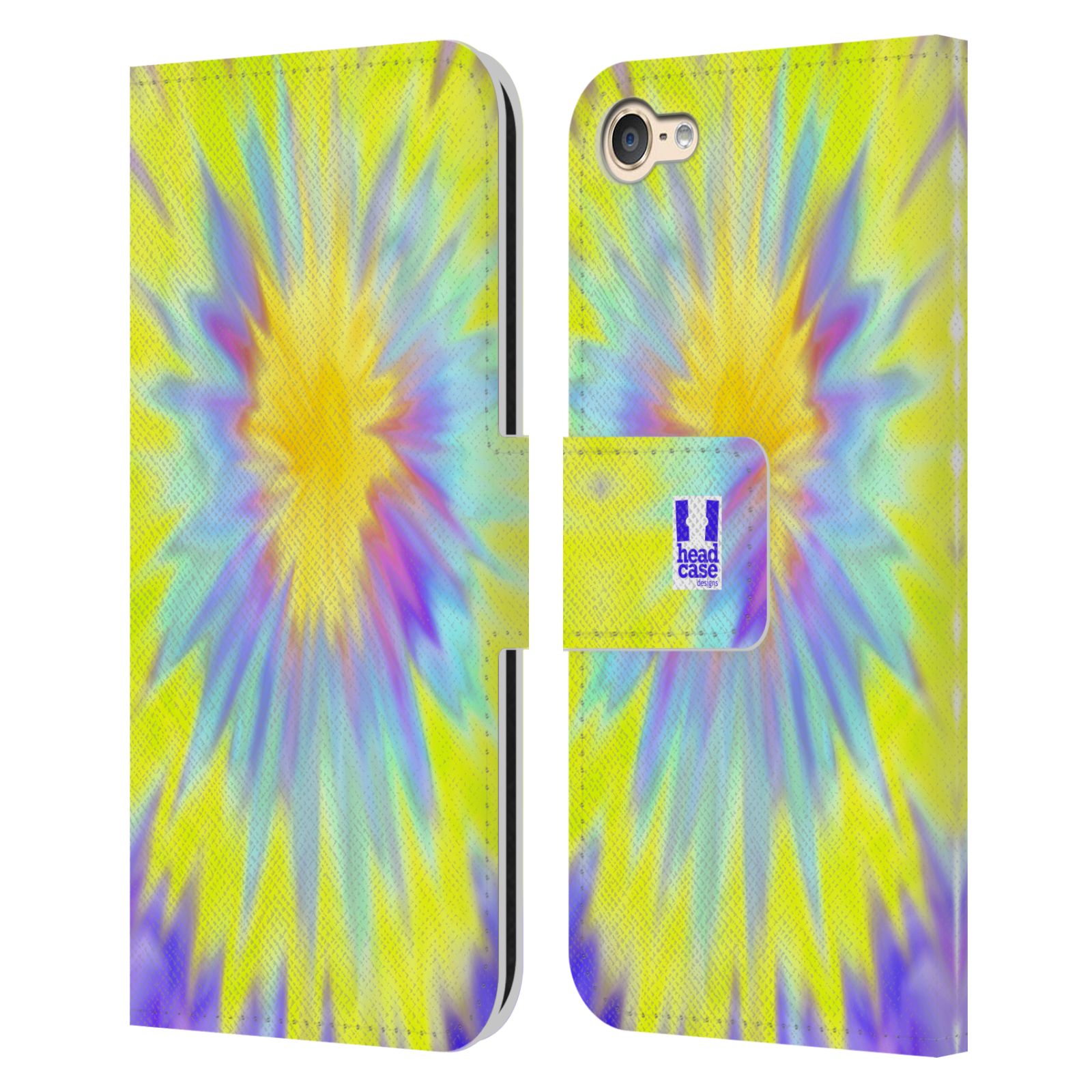 HEAD CASE DESIGNS TIE DYED S2 LEATHER BOOK WALLET CASE FOR APPLE iPOD TOUCH MP3 - Picture 11 of 11