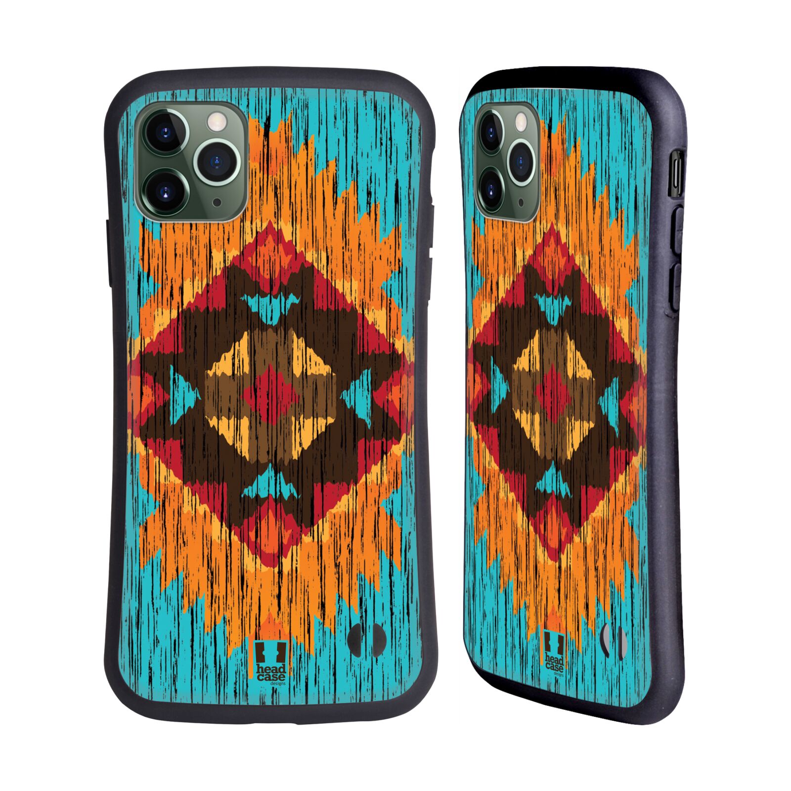 HEAD CASE DESIGNS TIMBER TRIBAL PRINTS HYBRID CASE FOR APPLE iPHONES PHONES - Picture 10 of 12