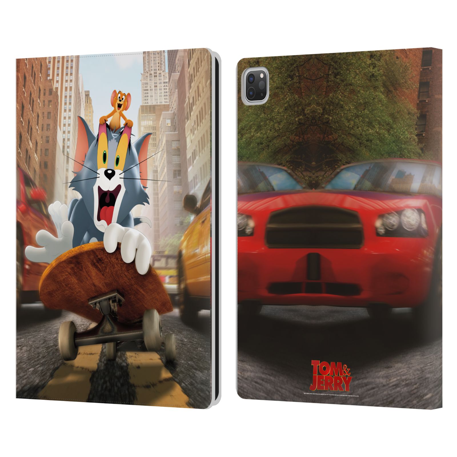 OFFICIAL TOM AND JERRY MOVIE (2021) GRAPHICS LEATHER BOOK CASE FOR APPLE iPAD - Picture 7 of 11