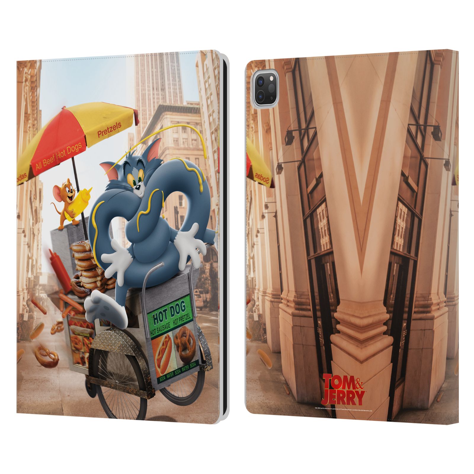 OFFICIAL TOM AND JERRY MOVIE (2021) GRAPHICS LEATHER BOOK CASE FOR APPLE iPAD - Picture 10 of 11