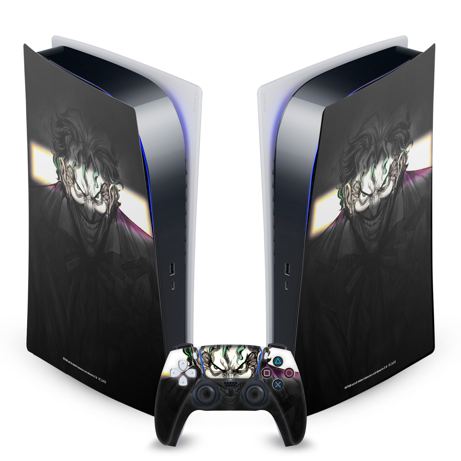 JOKER DC COMICS CHARACTER ART VINYL SKIN FOR SONY PS5 DIGITAL EDITION BUNDLE