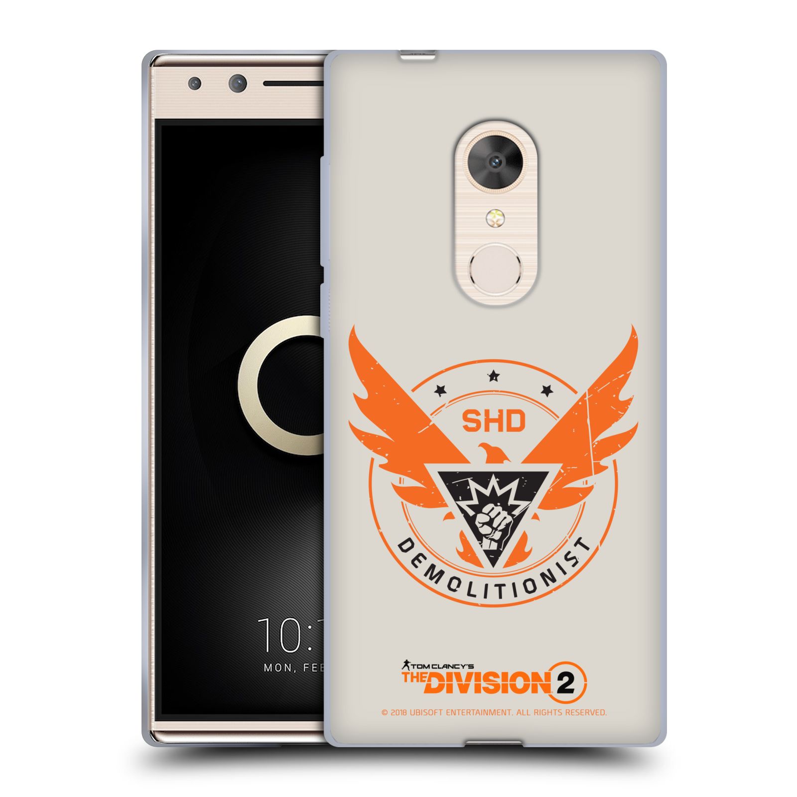 OFFICIAL TOM CLANCY'S THE DIVISION 2 LOGO ART SOFT GEL CASE FOR ALCATEL PHONES - Picture 8 of 14