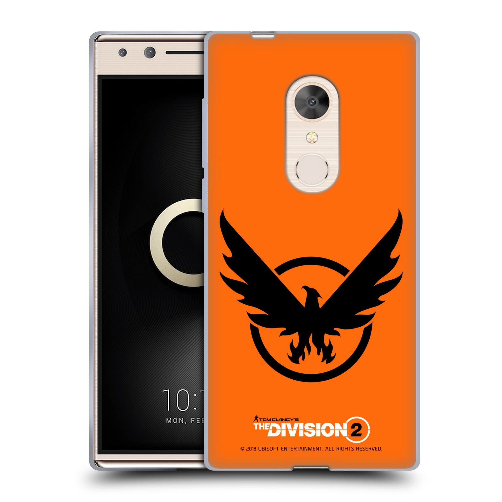 OFFICIAL TOM CLANCY'S THE DIVISION 2 LOGO ART SOFT GEL CASE FOR ALCATEL PHONES - Picture 10 of 14