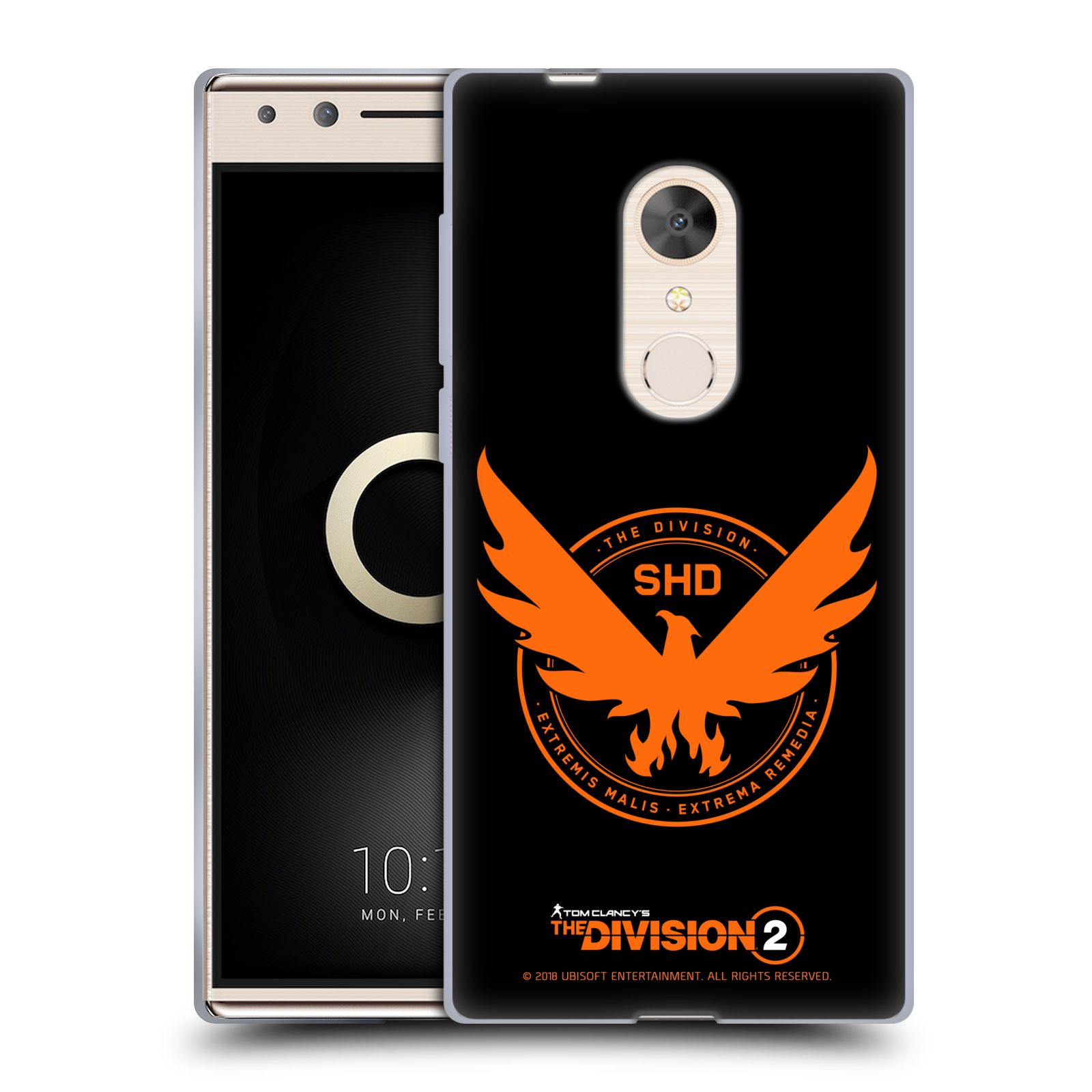 OFFICIAL TOM CLANCY'S THE DIVISION 2 LOGO ART SOFT GEL CASE FOR ALCATEL PHONES - Picture 9 of 14