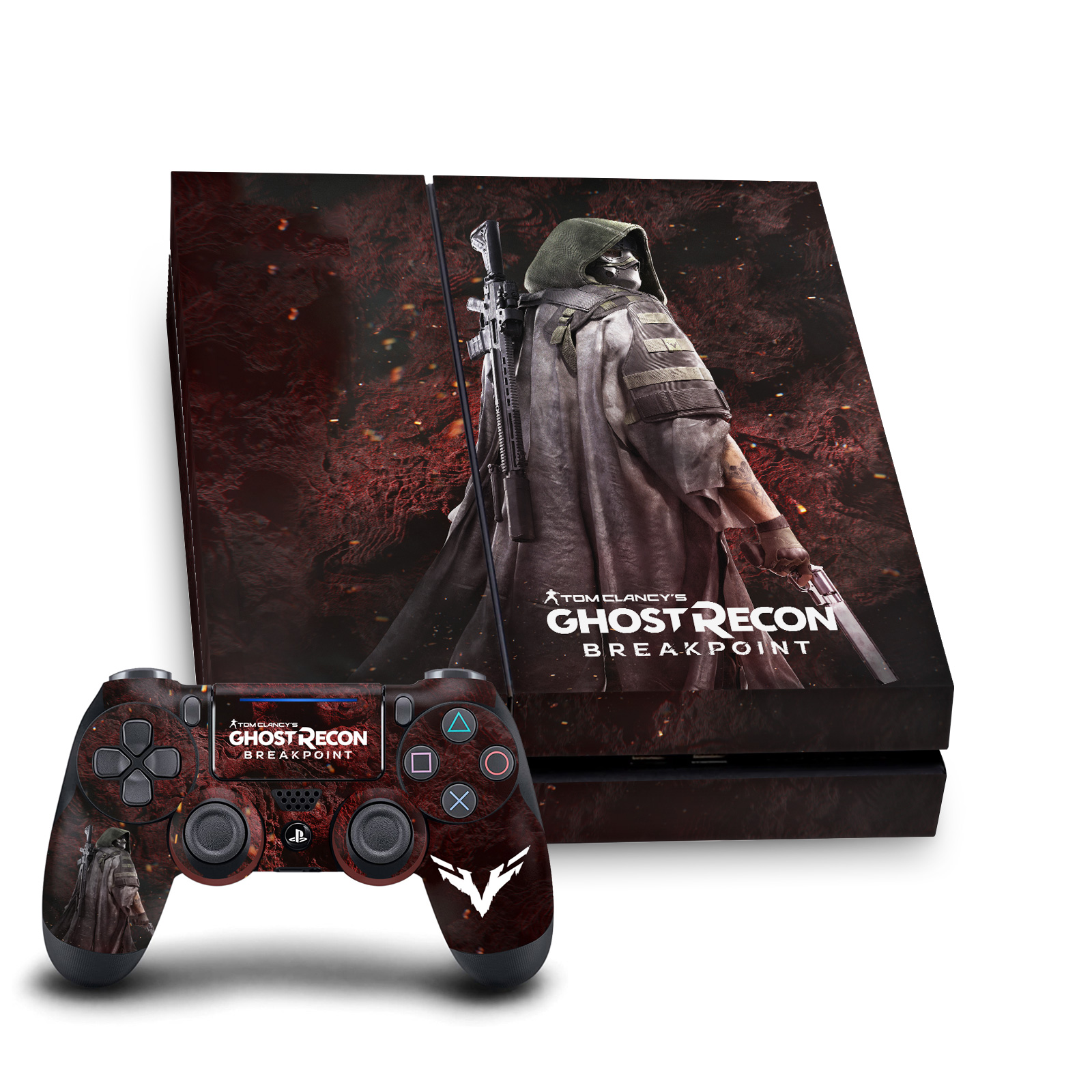 TOM CLANCY'S GHOST RECON BREAKPOINT CHARACTER SKIN SONY PS4 CONSOLE & CONTROLLER