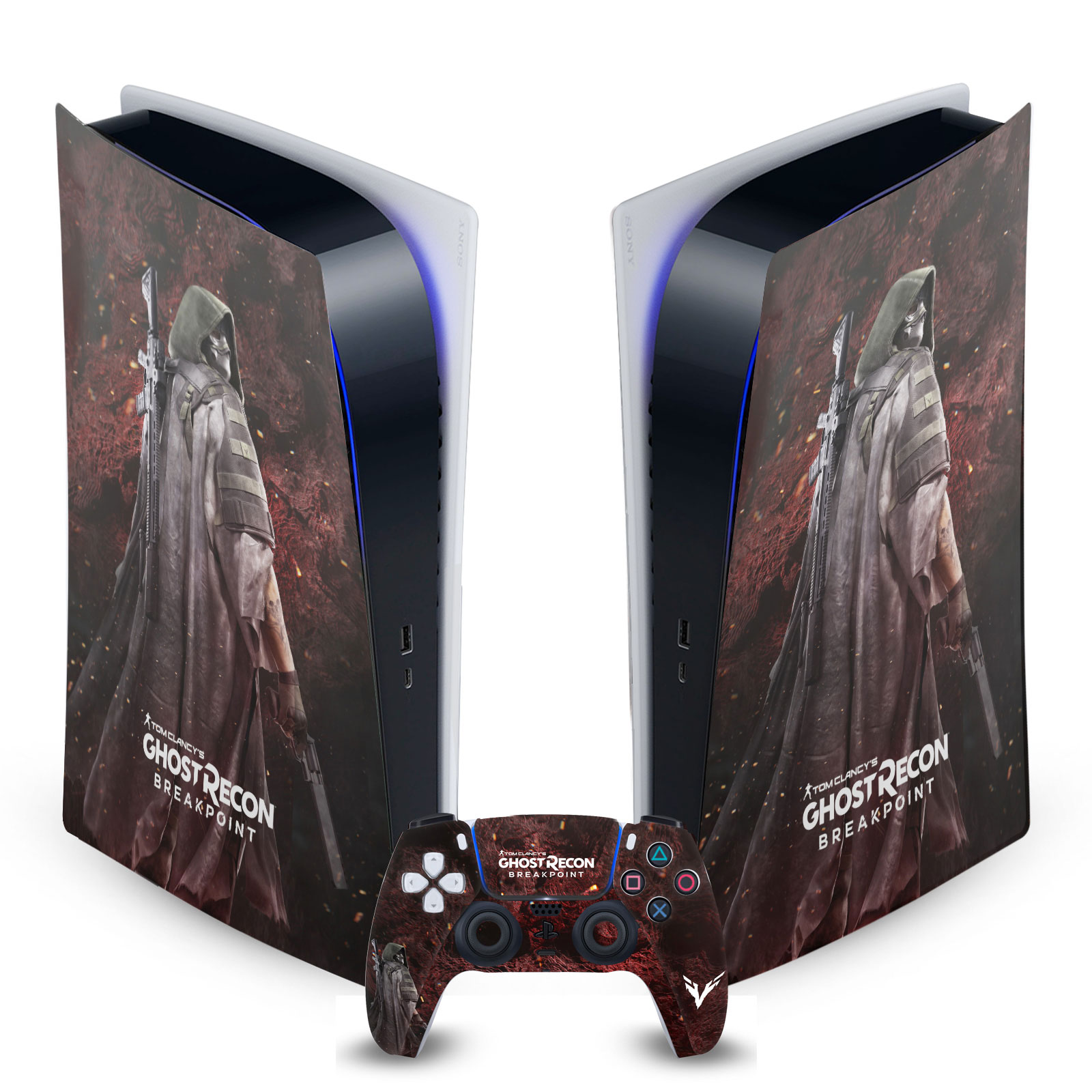 TOM CLANCY'S GHOST RECON BREAKPOINT ART SKIN FOR SONY PS5 DIGITAL EDITION BUNDLE