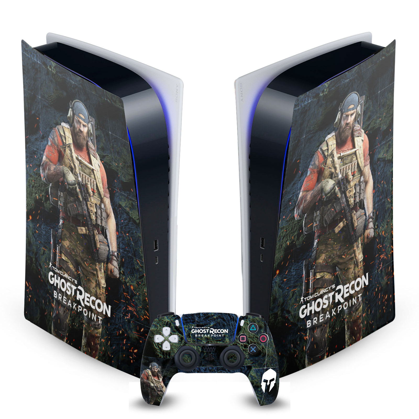 TOM CLANCY'S GHOST RECON BREAKPOINT ART SKIN FOR SONY PS5 DIGITAL EDITION BUNDLE