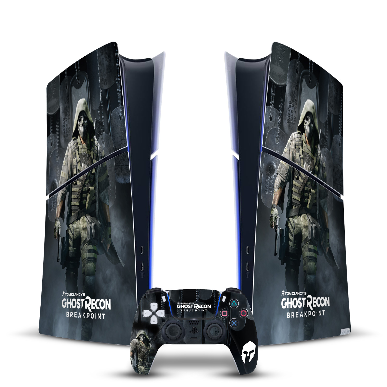 TOM CLANCY'S GHOST RECON BREAKPOINT ART SKIN PS5 SLIM DIGITAL CONSOLE CONTROLLER