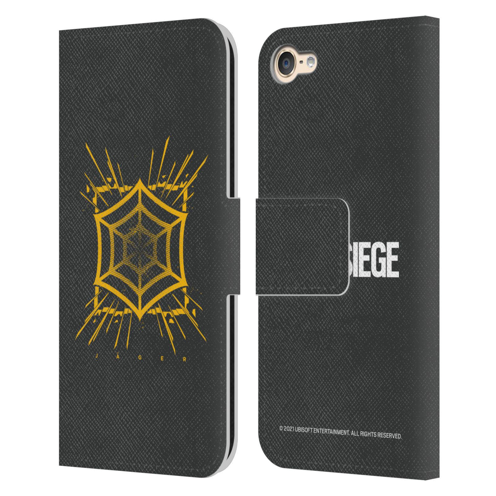TOM CLANCY'S RAINBOW SIX SIEGE ICONS LEATHER BOOK CASE FOR APPLE iPOD TOUCH MP3 - Picture 9 of 11