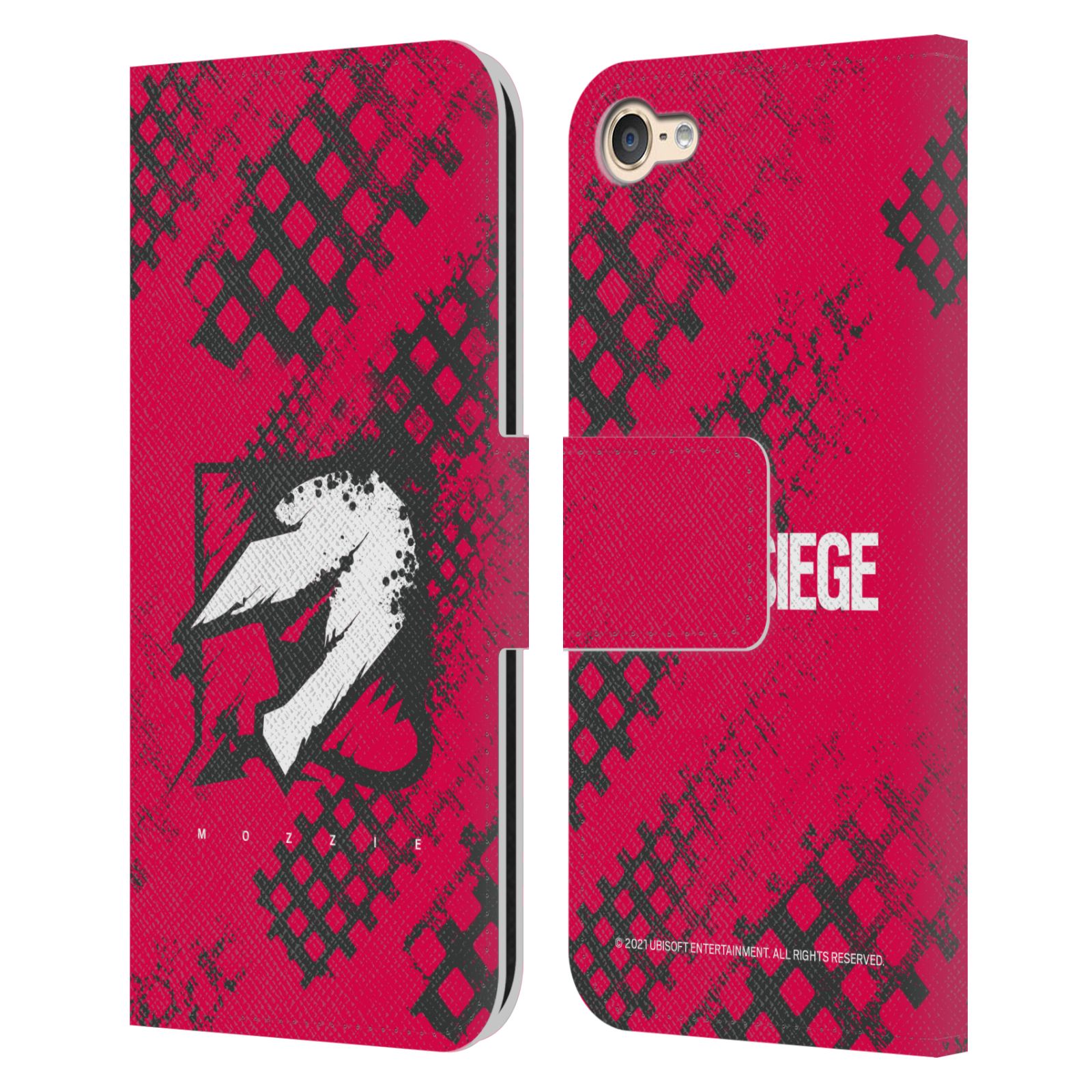 TOM CLANCY'S RAINBOW SIX SIEGE ICONS LEATHER BOOK CASE FOR APPLE iPOD TOUCH MP3 - Picture 10 of 11