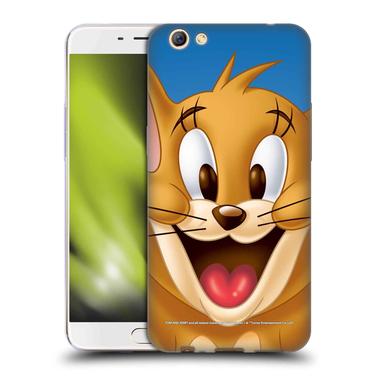 OFFICIAL TOM AND JERRY FULL FACE SOFT GEL CASE FOR OPPO PHONES