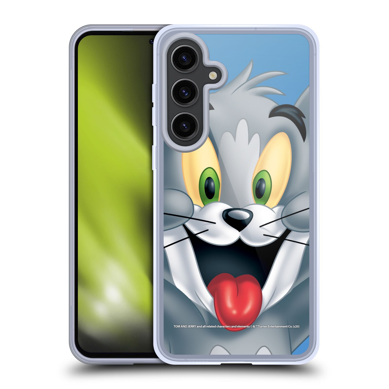 OFFICIAL TOM AND JERRY FULL FACE GEL CASE COMPATIBLE W/ SAMSUNG PHONES/MAGSAFE