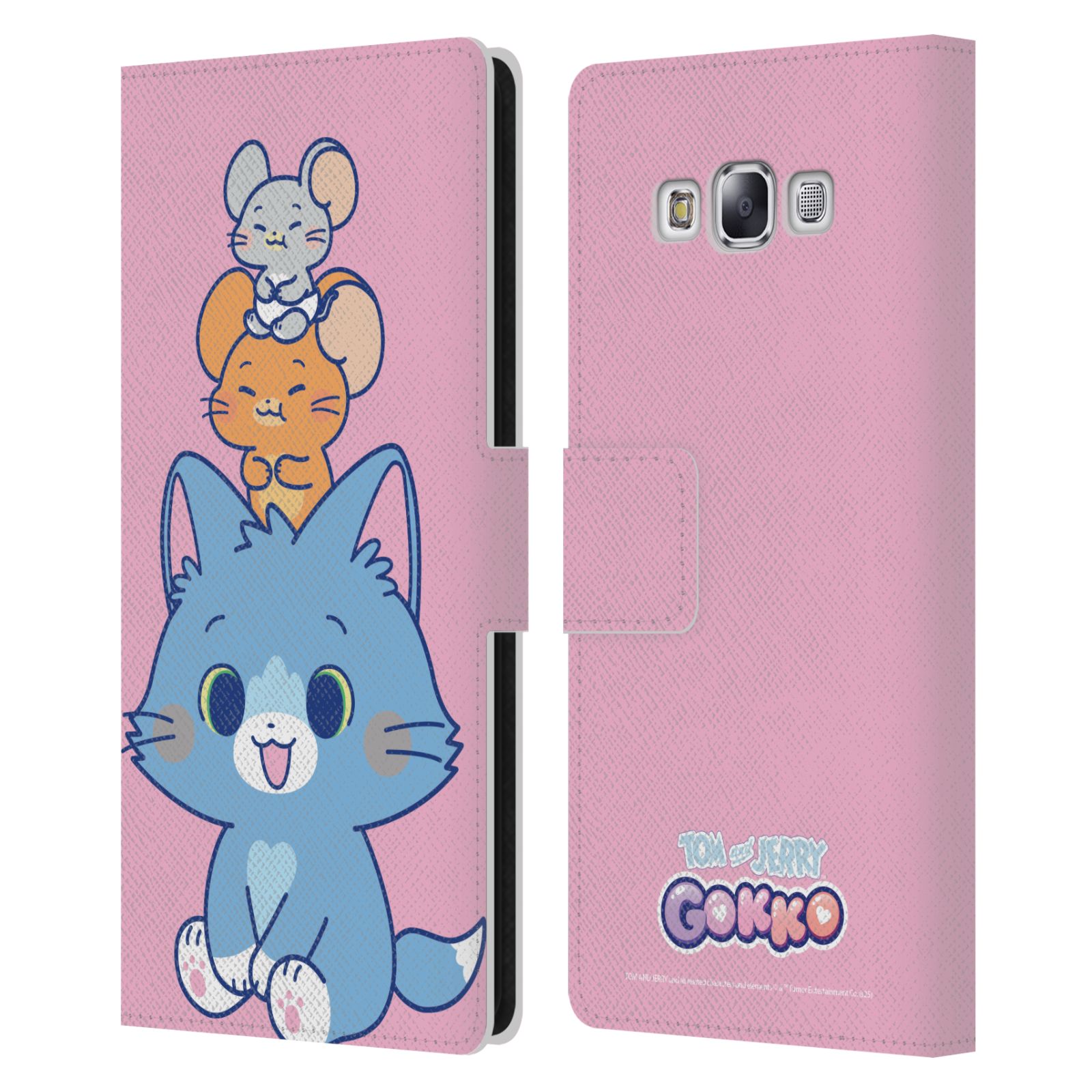 OFFICIAL TOM AND JERRY GOKKO GRAPHICS LEATHER BOOK CASE FOR SAMSUNG PHONES 3 - 第 9/11 張圖片