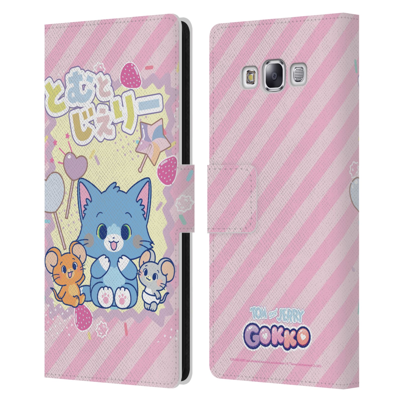 OFFICIAL TOM AND JERRY GOKKO GRAPHICS LEATHER BOOK CASE FOR SAMSUNG PHONES 3 - 第 8/11 張圖片