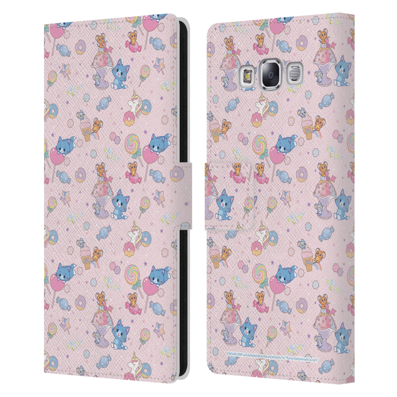 OFFICIAL TOM AND JERRY GOKKO GRAPHICS LEATHER BOOK CASE FOR SAMSUNG PHONES 3 - 第 10/11 張圖片