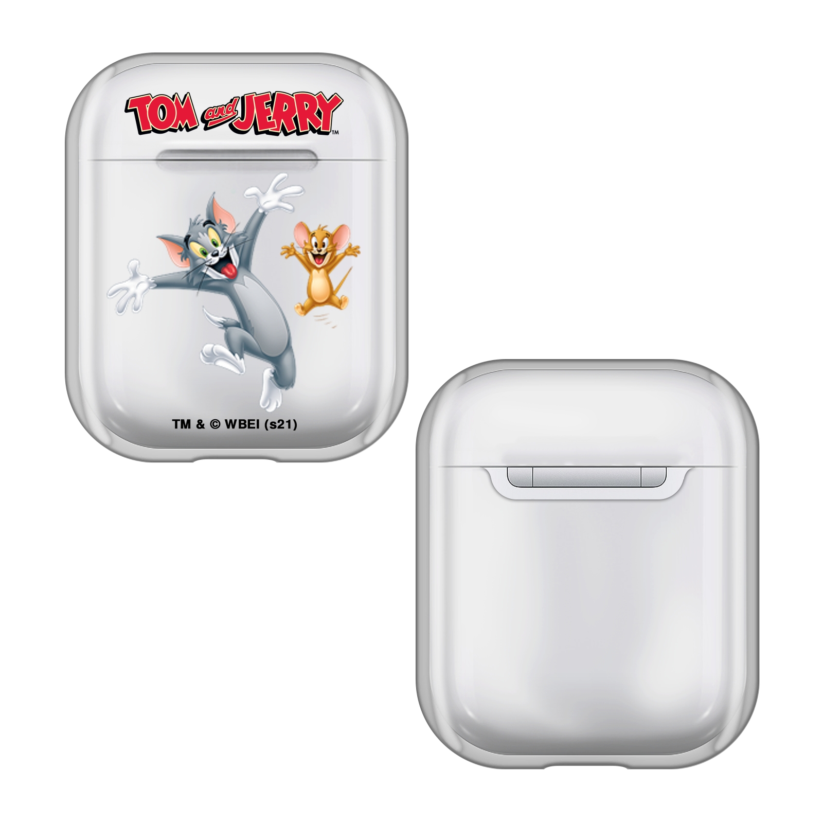 OFFICIAL TOM AND JERRY GRAPHICS CLEAR HARD CRYSTAL COVER CASE FOR