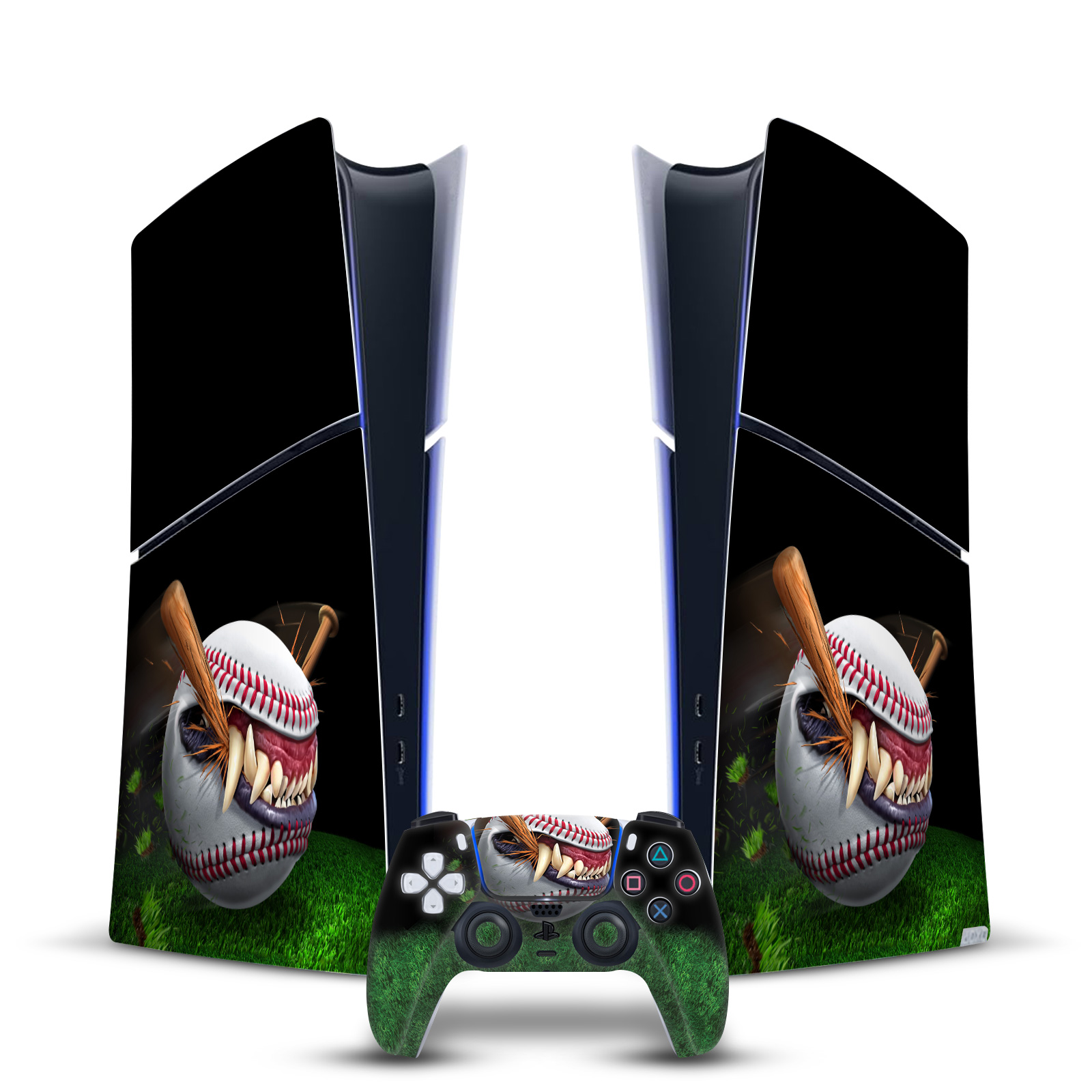 TOM WOOD MONSTERS & HORRORS VINYL SKIN FÜR PS5 SLIM DIGITAL KONSOLE & CONTROLLER - Bild 9 von 15