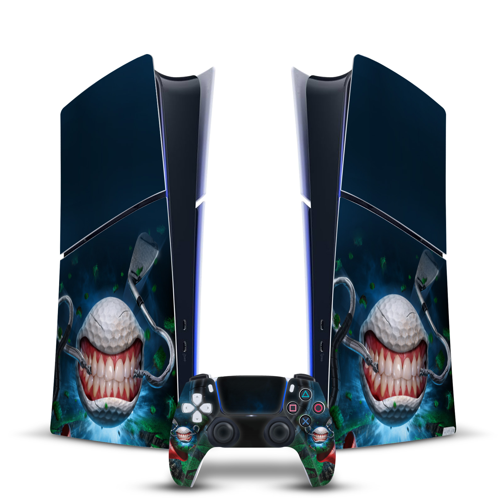 TOM WOOD MONSTERS & HORRORS VINYL SKIN FÜR PS5 SLIM DIGITAL KONSOLE & CONTROLLER - Bild 11 von 15