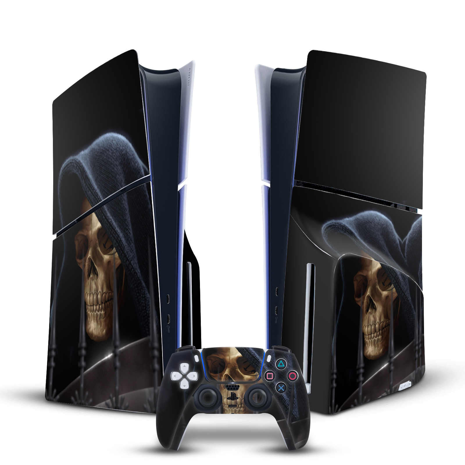 TOM WOOD MONSTERS & HORRORS VINYL SKIN FÜR PS5 SLIM DISC KONSOLE & CONTROLLER - Bild 12 von 15
