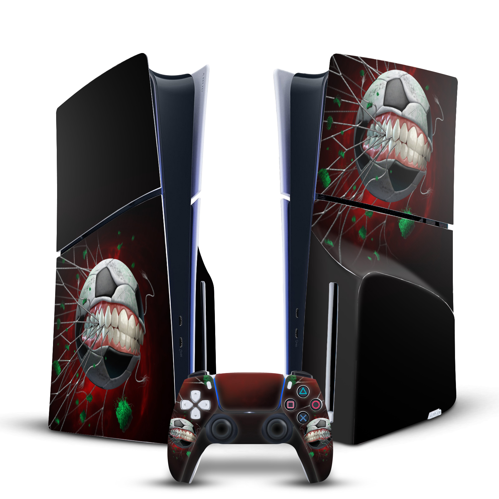 TOM WOOD MONSTERS & HORRORS VINYL SKIN FÜR PS5 SLIM DISC KONSOLE & CONTROLLER - Bild 13 von 15