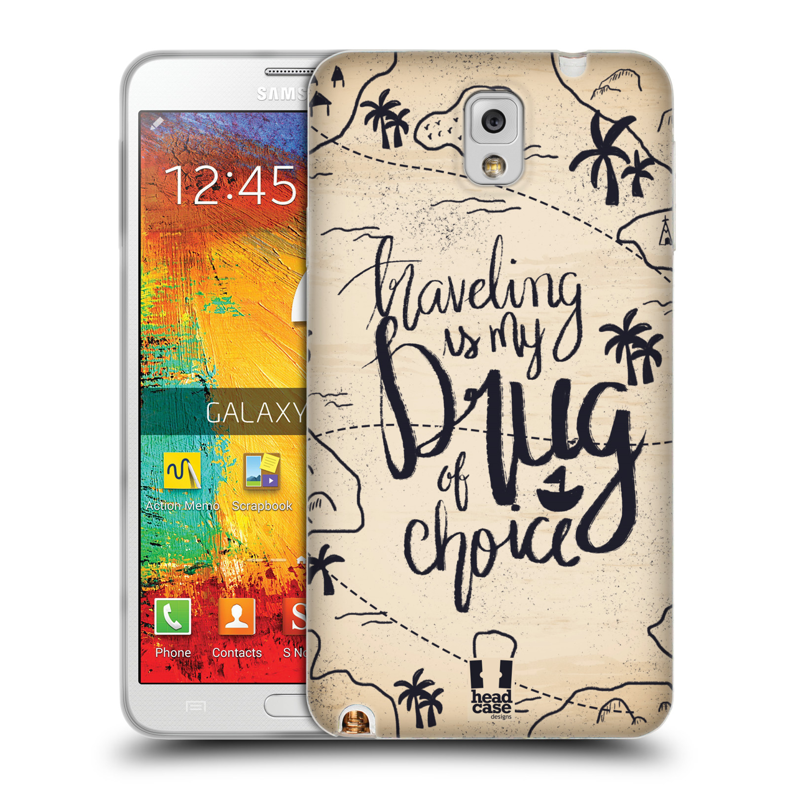 HEAD CASE DESIGNS VINTAGE DIARIO DE VIAJE GEL SUAVE FUNDA MÓVIL HEAD CASE DESIGNS PARA TELÉFONOS MÓVILES SAMSUNG 2 - Imagen 8 de 12
