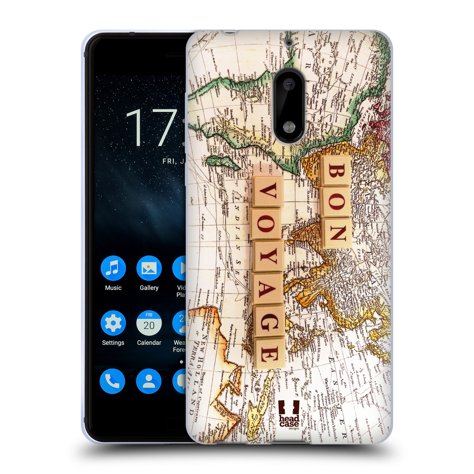 HEAD CASE DESIGNS TRAVEL THE WORLD-SOFT-GEL-SCHUTZHÜLLE FÜR NOKIA HANDYS 1 - Bild 8 von 14