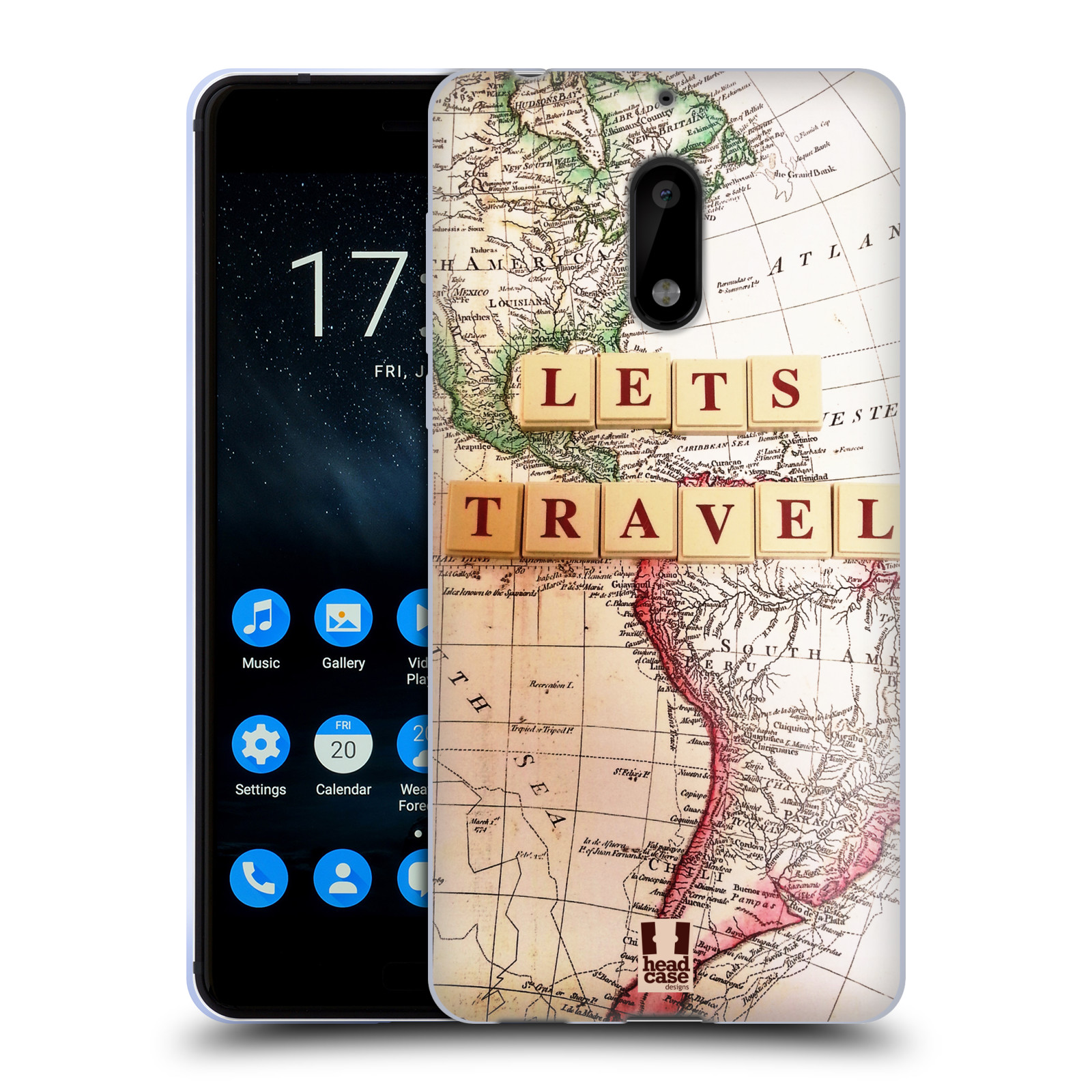 HEAD CASE DESIGNS TRAVEL THE WORLD-SOFT-GEL-SCHUTZHÜLLE FÜR NOKIA HANDYS 1 - Bild 12 von 14