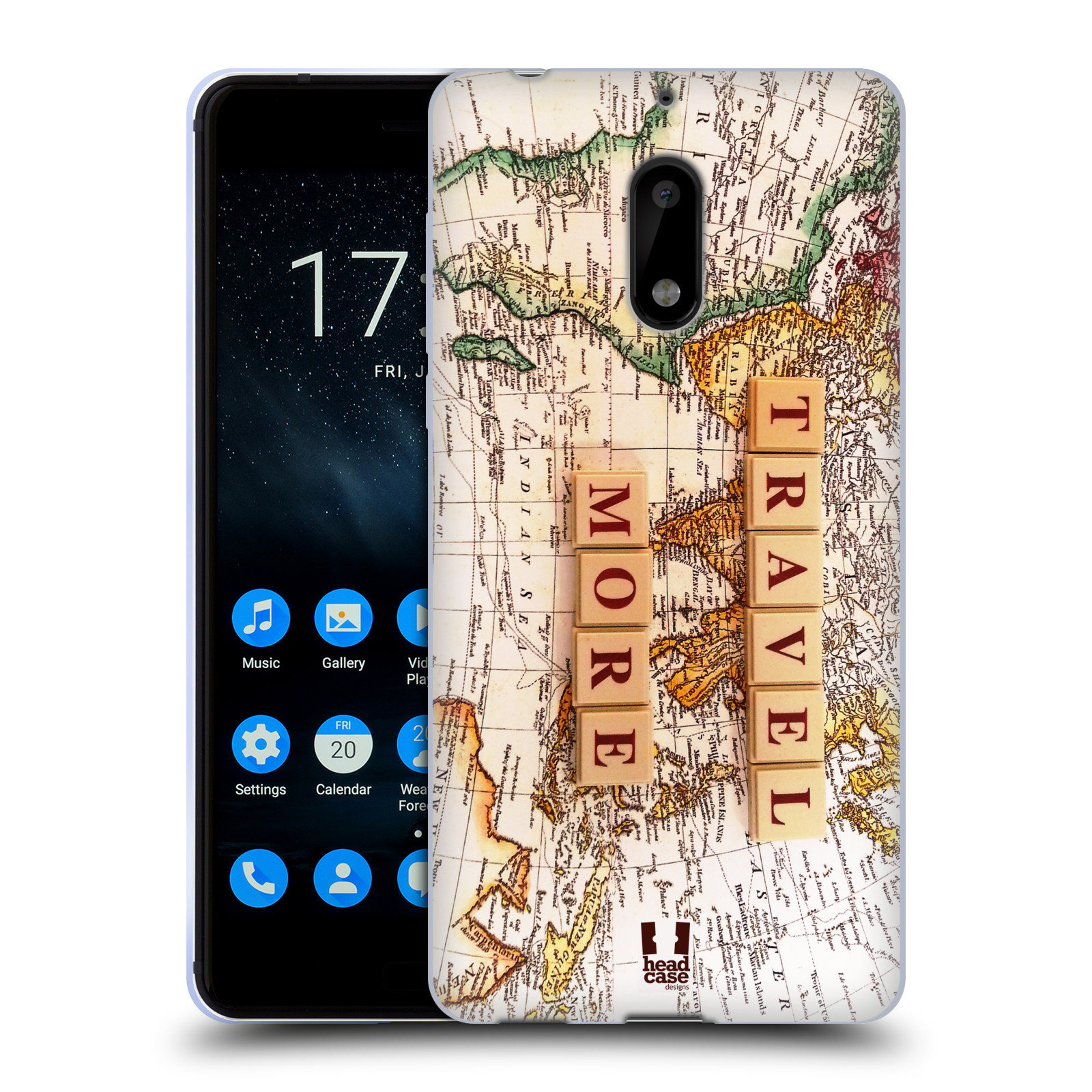 HEAD CASE DESIGNS TRAVEL THE WORLD-SOFT-GEL-SCHUTZHÜLLE FÜR NOKIA HANDYS 1 - Bild 13 von 14