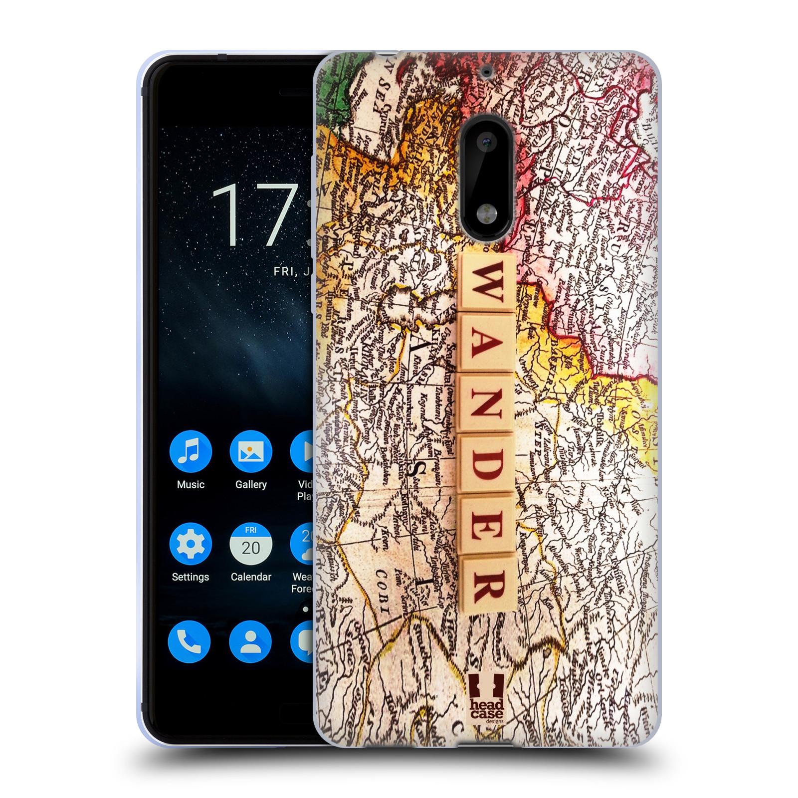 HEAD CASE DESIGNS TRAVEL THE WORLD-SOFT-GEL-SCHUTZHÜLLE FÜR NOKIA HANDYS 1 - Bild 14 von 14