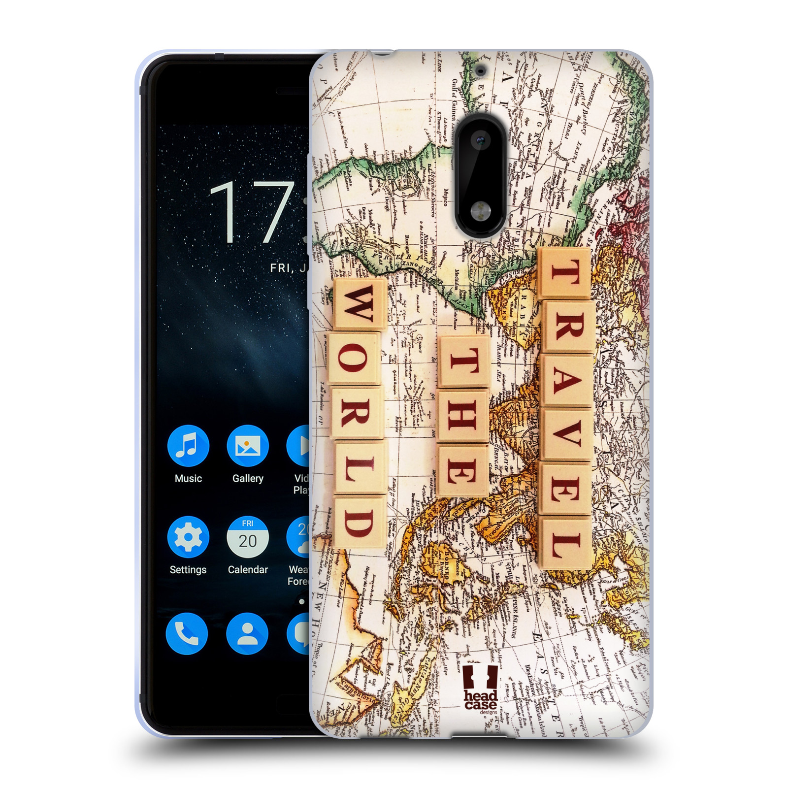HEAD CASE DESIGNS TRAVEL THE WORLD-SOFT-GEL-SCHUTZHÜLLE FÜR NOKIA HANDYS 1 - Bild 9 von 14